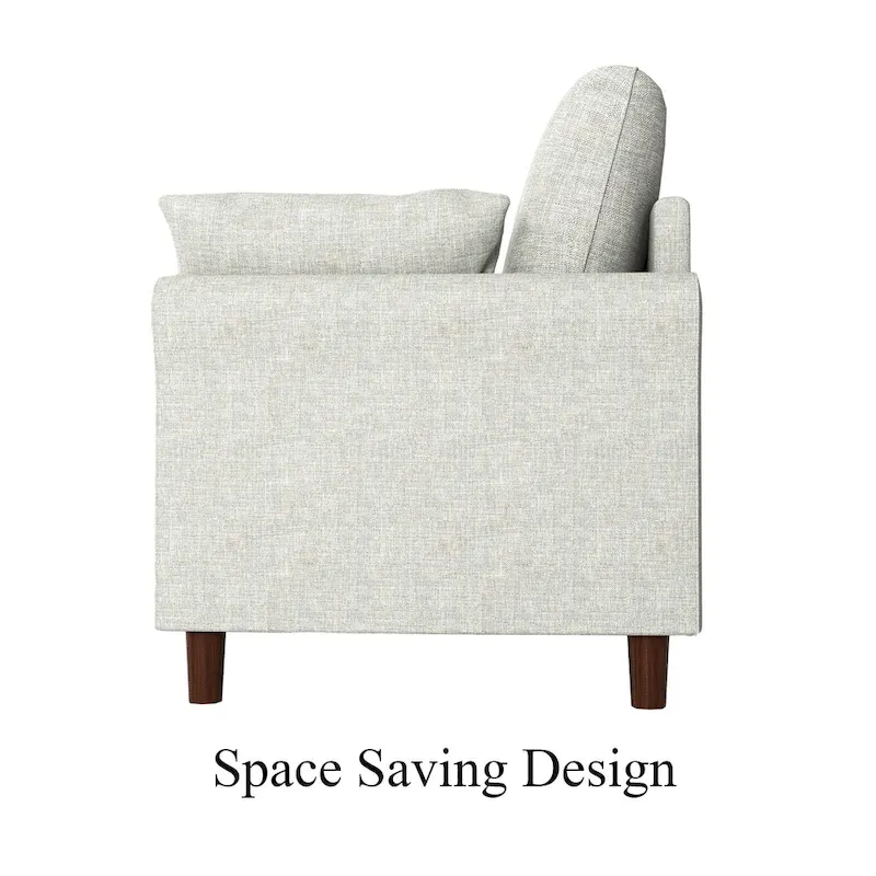 Polyester 3-Seat and 2-Seat Sofa with Cushions