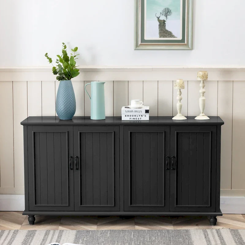 Sideboard Kitchen Buffet Coffee Bar Cabinet Accent Storage Cabinet Server Table