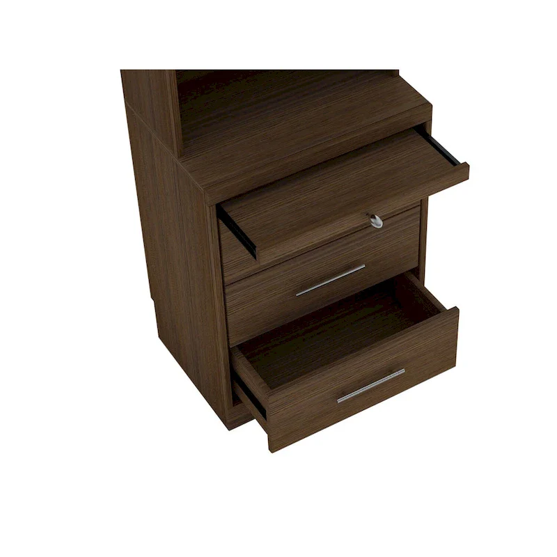 Brentwood Queen Murphy Bed with One Pier