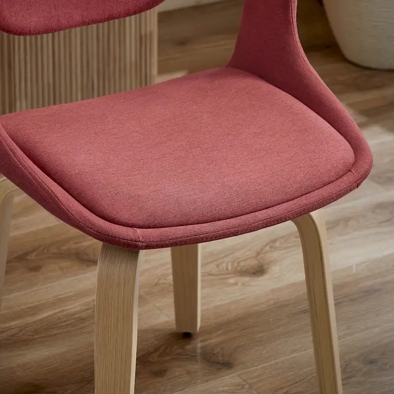 Swivel Upholstered and Wood Accent Chair