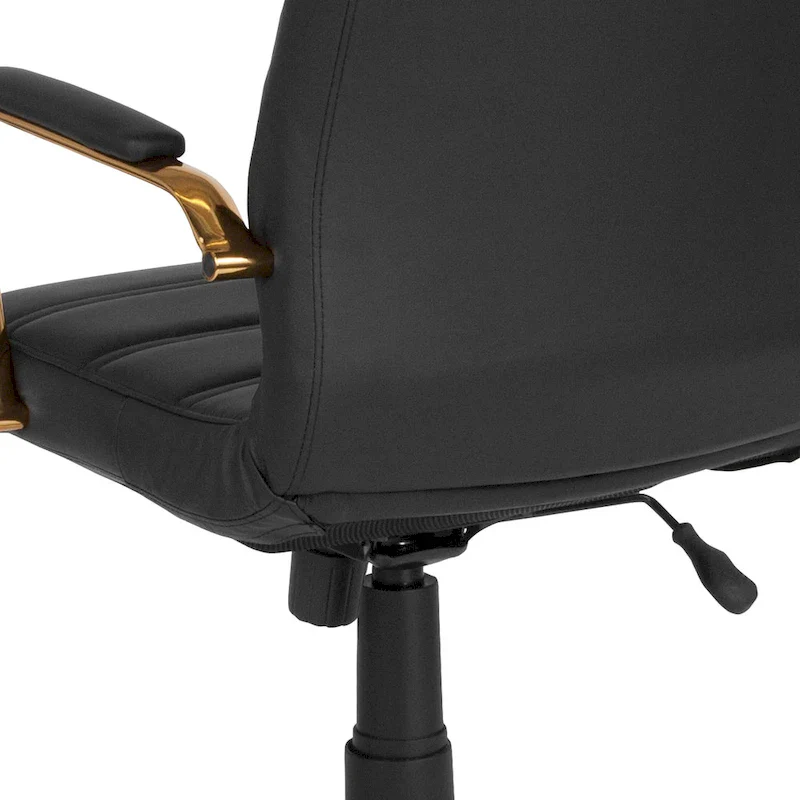High Back LeatherSoft Executive Swivel Office Chair with Chrome Base