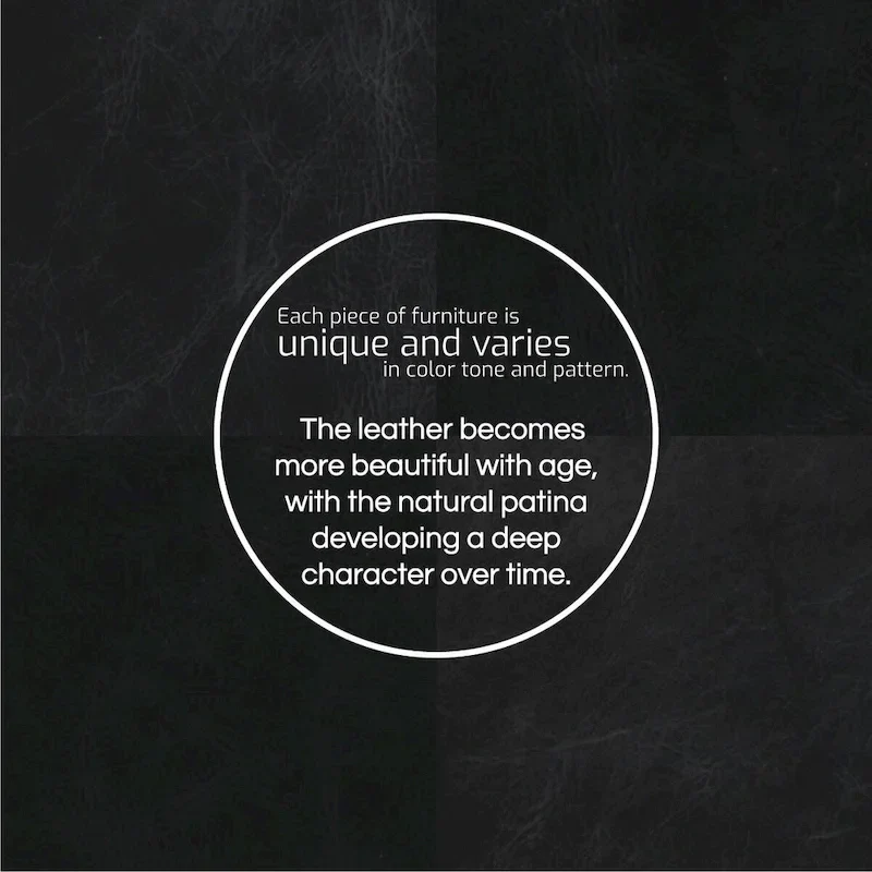 Mateo 82.5  Sofa - Full Grain Genuine Italian Leather