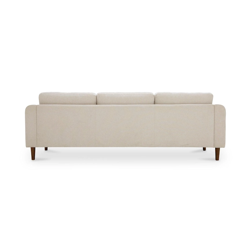 NADAAL STUDIOS Drew, Sectional with Reversible Chaise, Dark Brown - 98 X 59.2 X 33.5
