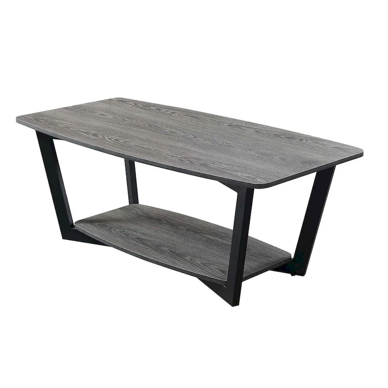 Convenience Concepts Graystone Coffee Table with Shelf