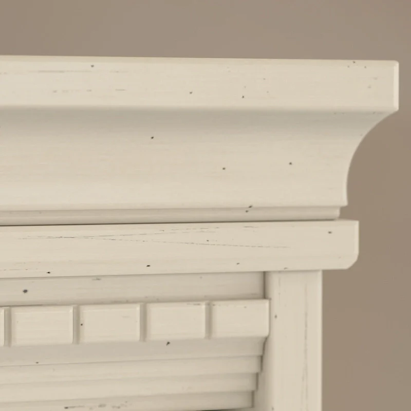 Fairview 60W Desk with Hutch, Cabinet and Bookcase by