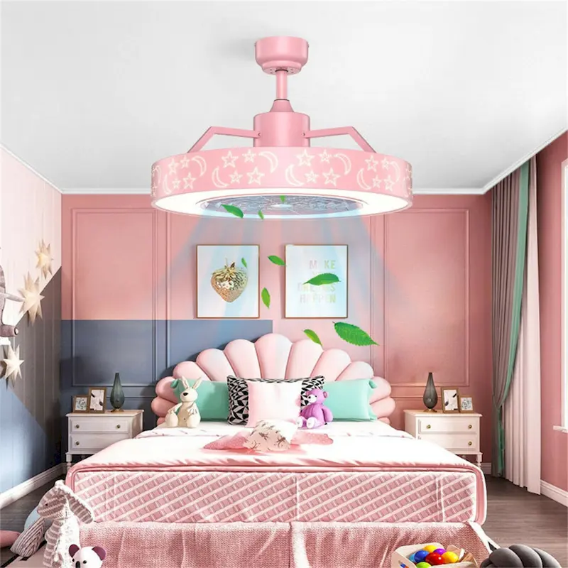 23 Inch LED Light and Remote Control Ceiling Fan