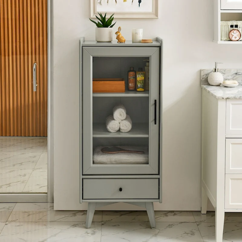 Floor Standing cabinet with Glass Door