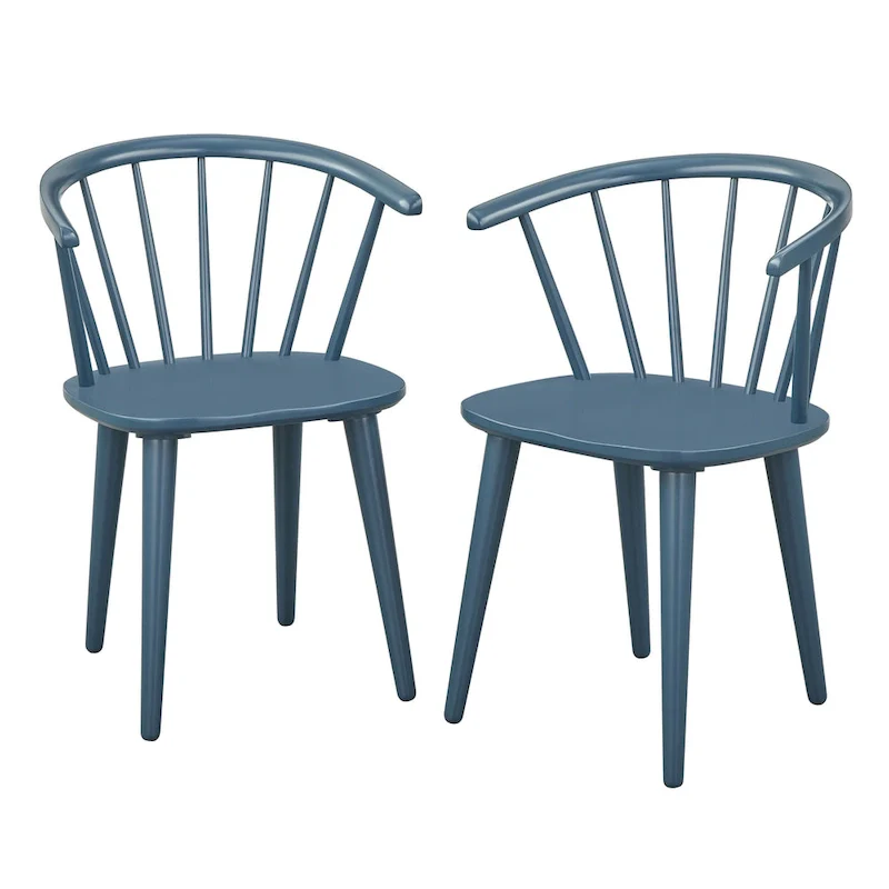 Solid Wood Spindle Dining Chairs