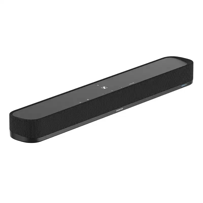 Sennheiser AMBEO Soundbar Mini 7.1.4 Channel Dolby Atmos Soundbar with Ambeo Sub 8in 350W Wireless Subwoofer with Bluetooth