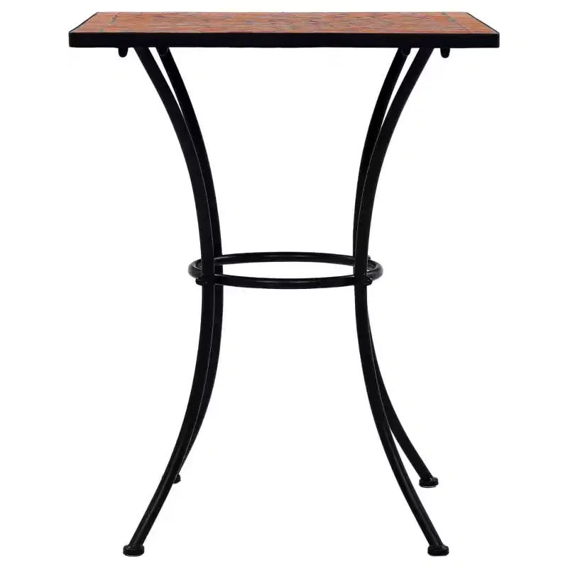 vidaXL Mosaic Bistro Set Terracotta and