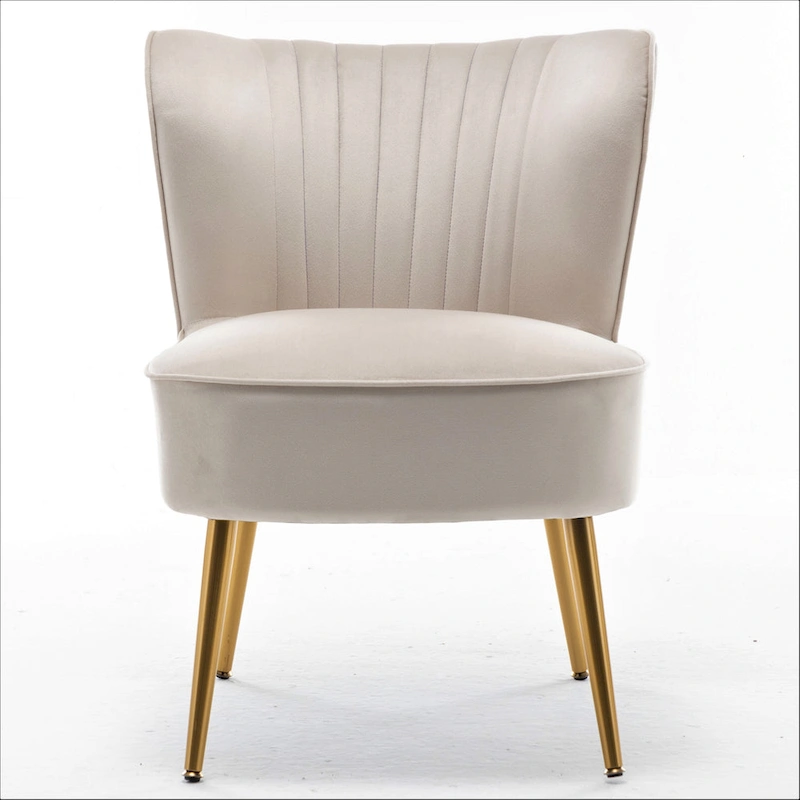 Us Pride Furniture Sauter 23.2 Wide Mid-Century Modern Microfiber Accent Chair