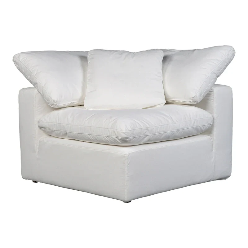 Modular Sectional Corner Chair with Stain-Resistant Fabric – 38x38