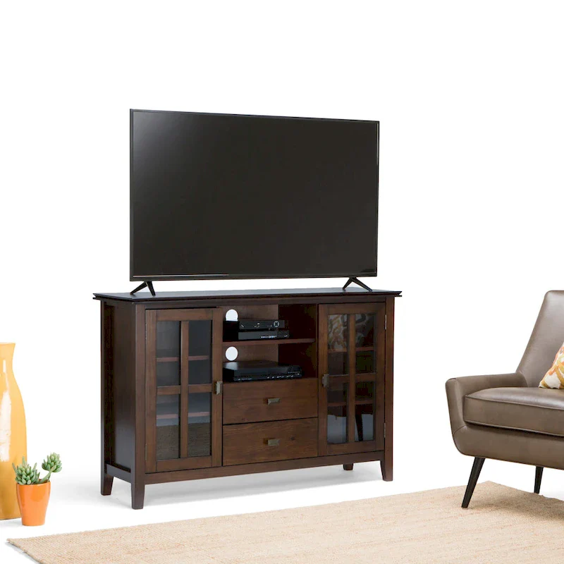 Solid Wood TV Media Stand — 53
