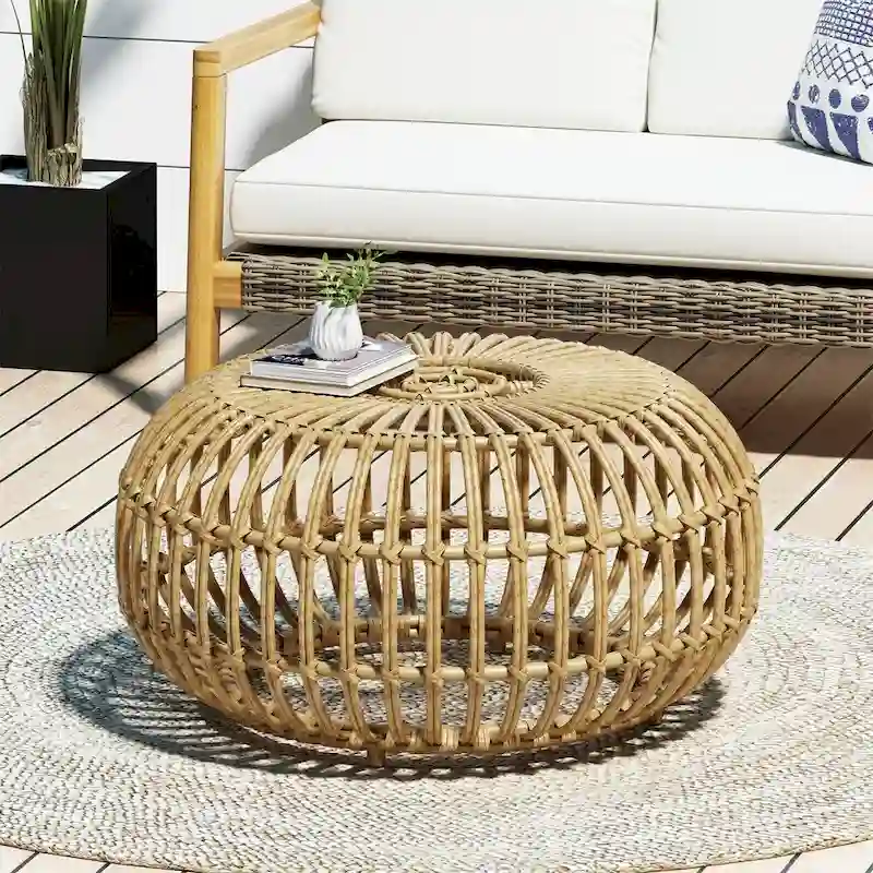 29.5  Wicker Coffee Table