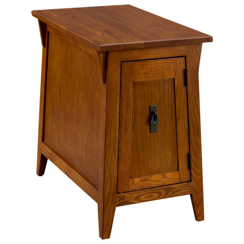Traditional Solid Wood Mission Cabinet End Table