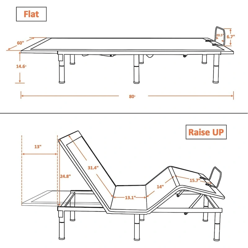 MCombo Adjustable Bed Frame N106