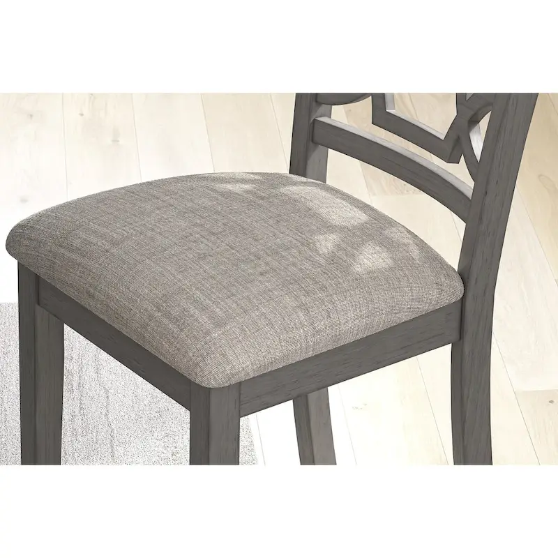 Signature Design by Ashley Langwest Dining Table and 4 Chairs and Bench (Set of 6)