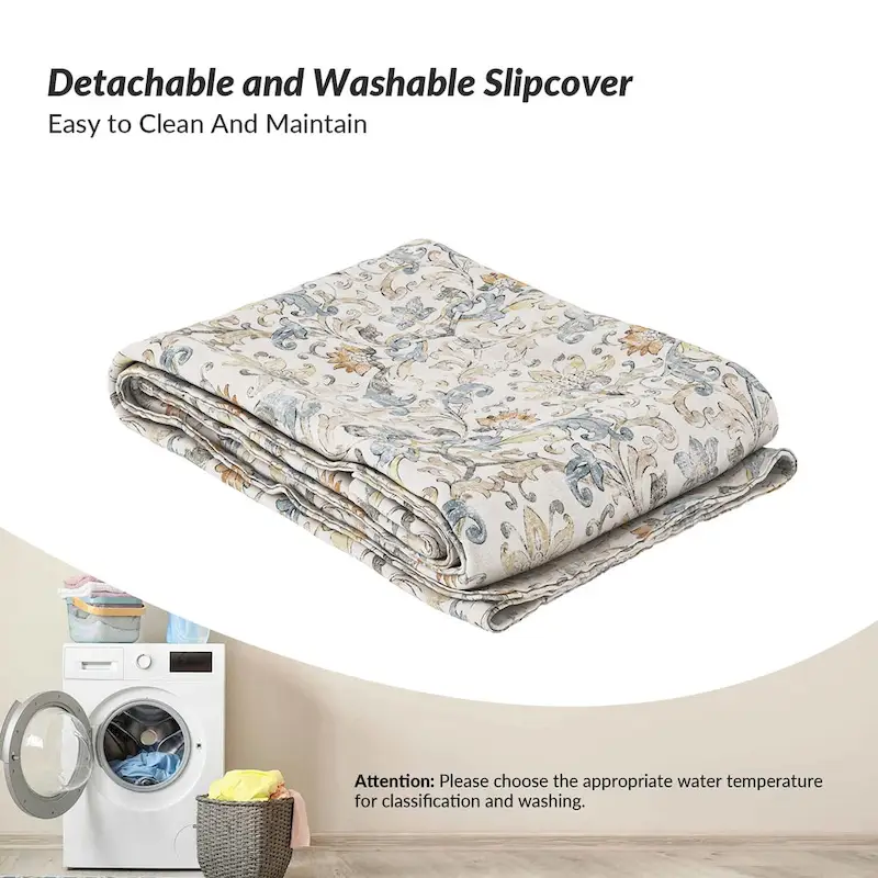 Falk Transitional Upholstered Slipper Chair with Slipcover and Solid Wood Legs Set of 2 by HULALA HOME