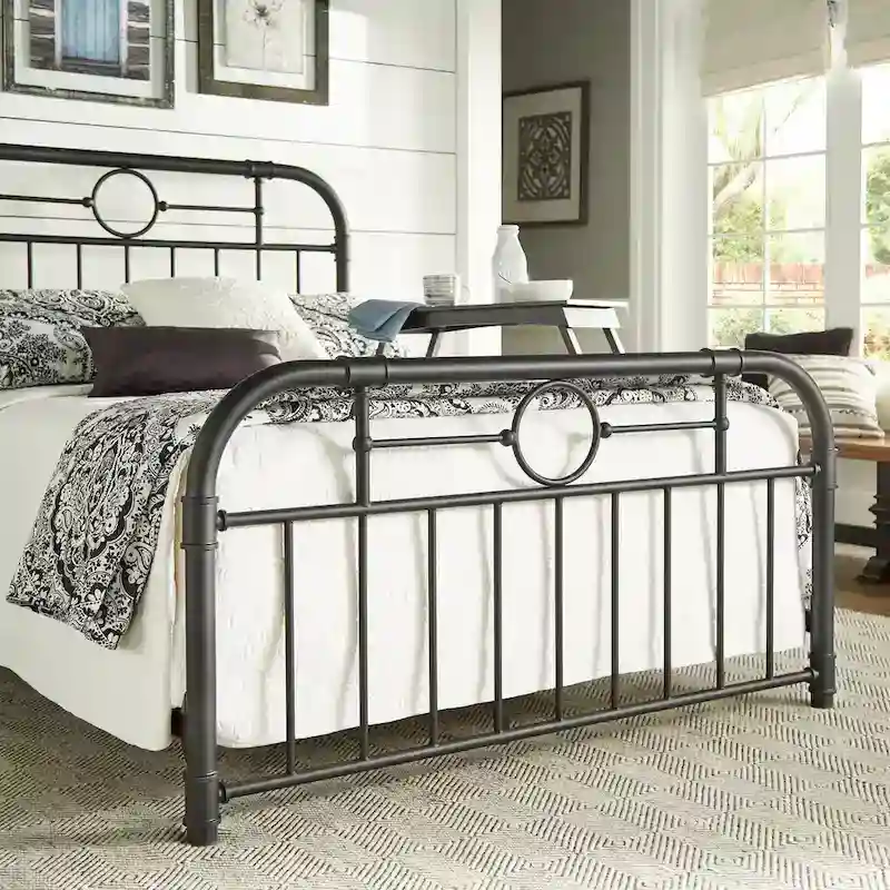 Kendal Black Metal Bed by iNSPIRE Q Classic