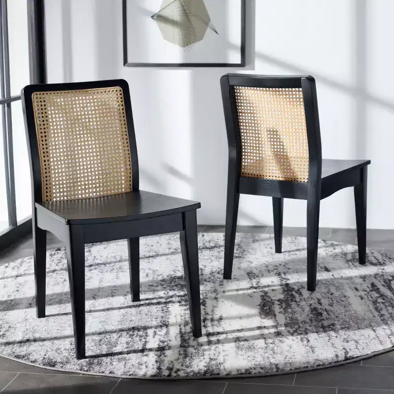 Benicio Rattan Dining Chair (Set of 2) - DCH1005 - Safavieh