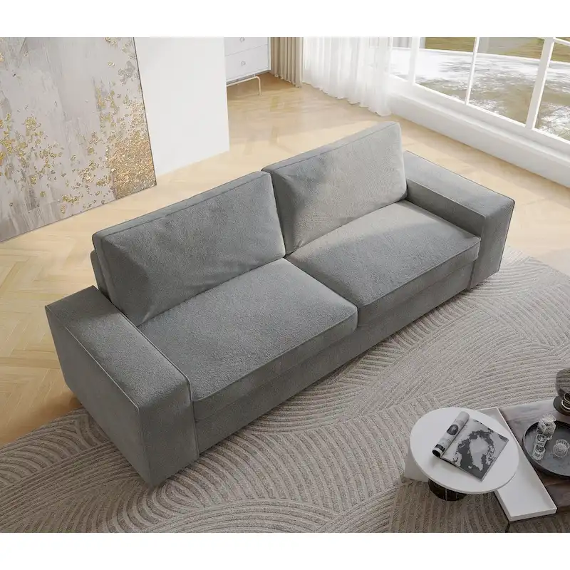 80  Modern Loveseat Couch 3 Seater Sofa