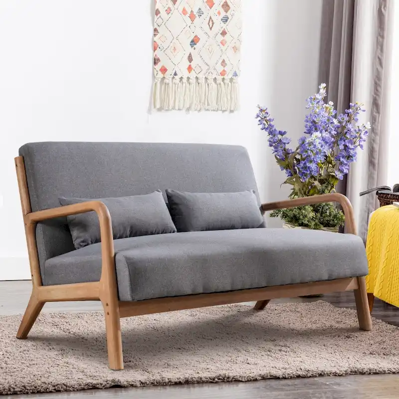 Ebello Modern Solid wood Accent Chair