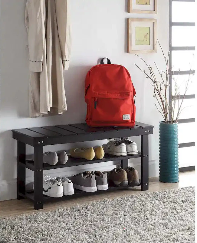 Oxford Utility Mudroom Bench with Shelves