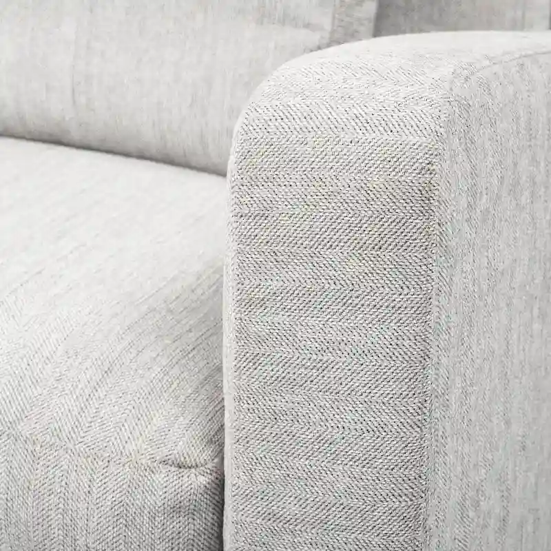 Denly I Beige Slipcover Two Seater Sofa