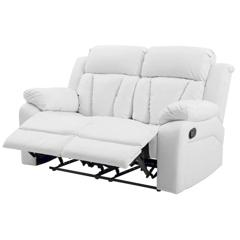Daria Faux Leather Reclining Loveseat