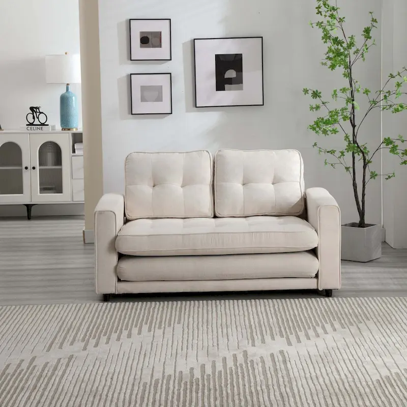 3 Fold Sofa,Convertible Futon Couch sleeper sofabed