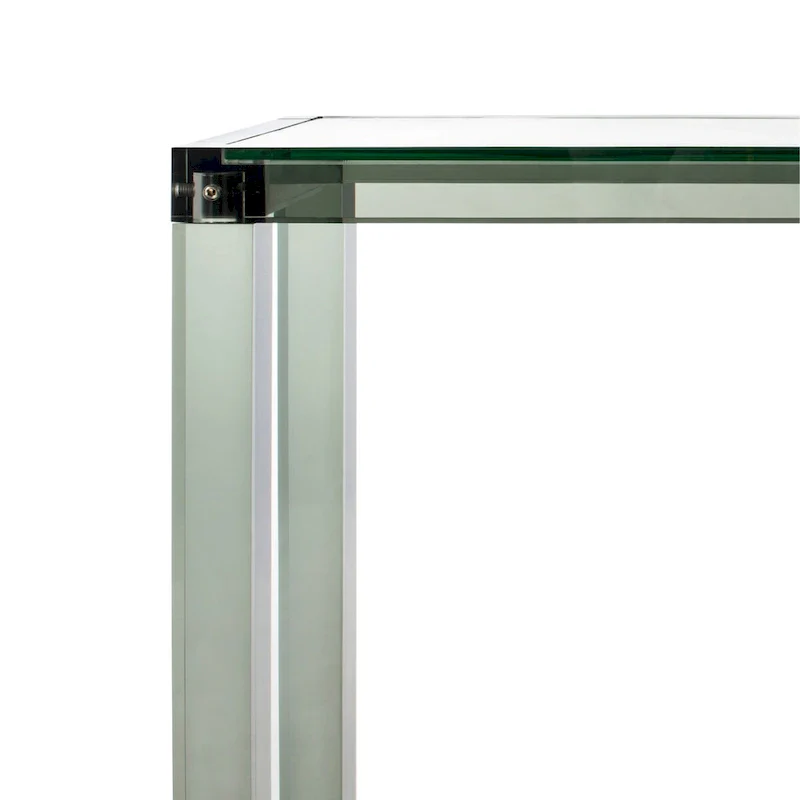 Modern Acrylic Console Table – Clear, 60