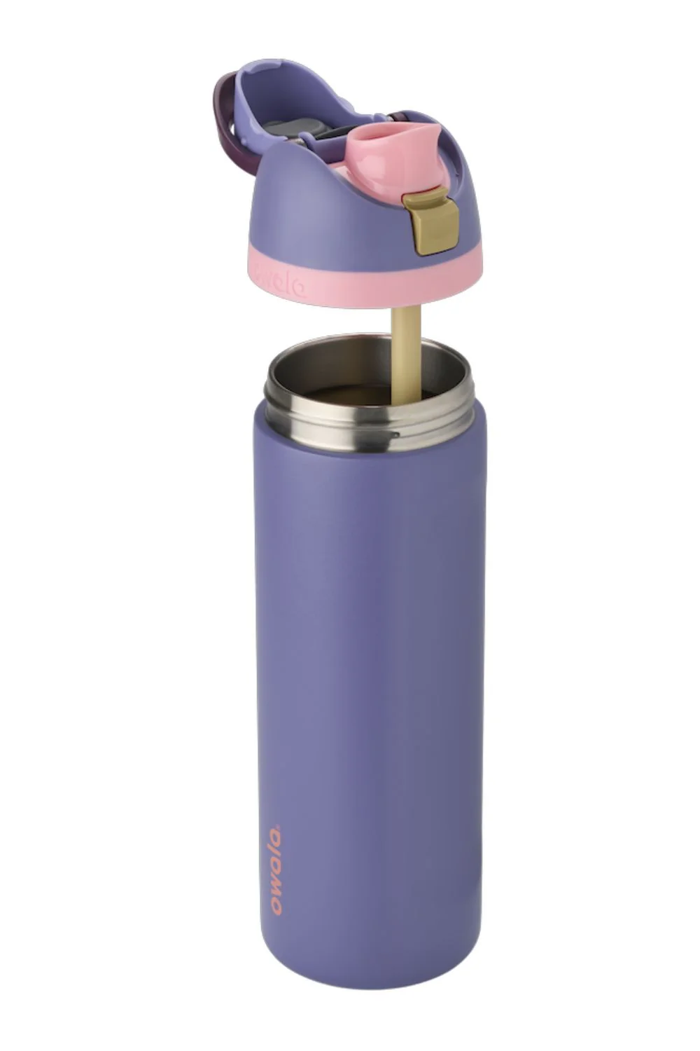 Owala FreeSip 24 oz Stainless Steel Water Bottle in Blue Jay | C07507-BLUEJAY