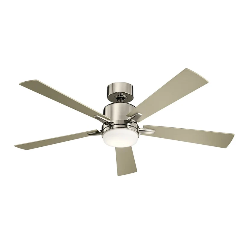 Kichler Lighting Lucian Collection 52-inch Polished Nickel LED Ceiling Fan