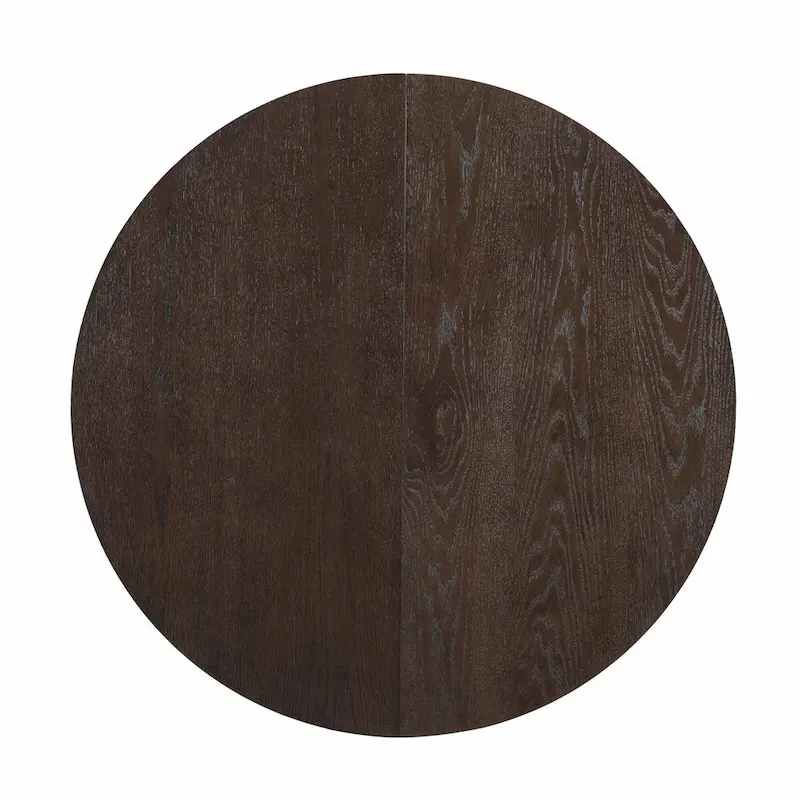 Modern 5-Piece Round Dining Set with 16.2 Removable Leaf