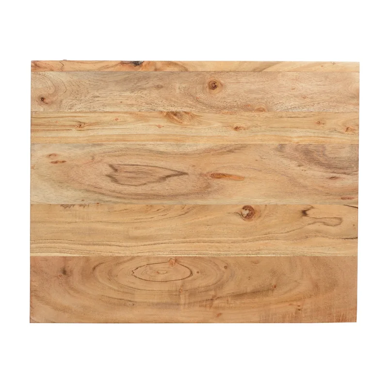 Eakins Handcrafted Boho Acacia Wood Nightstand by