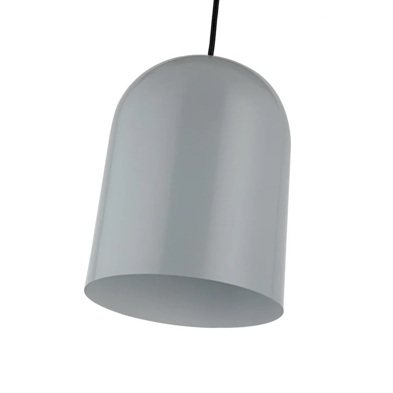 1-light Grey/White Hanging Mini Pendant