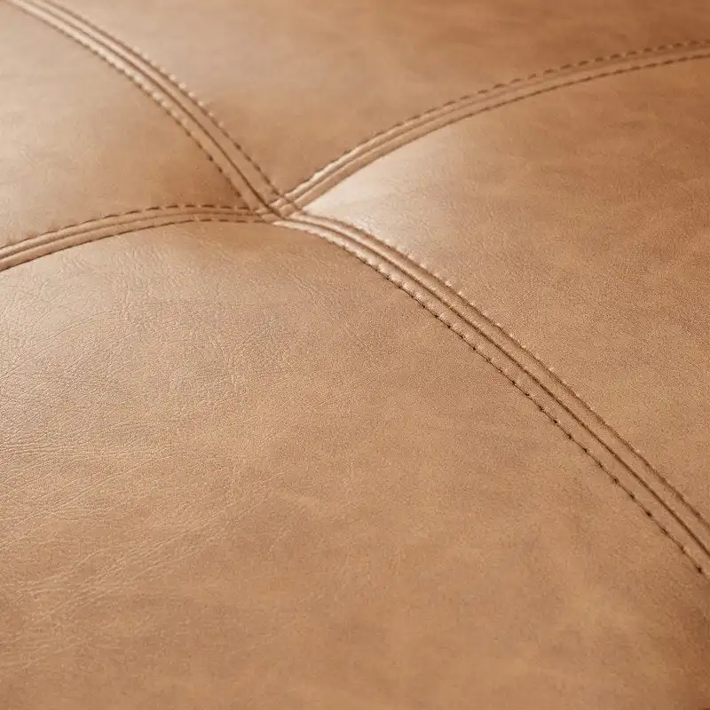 Gray Mid-Century Tufted Sofa Set - 1-Seater & 3-Seater