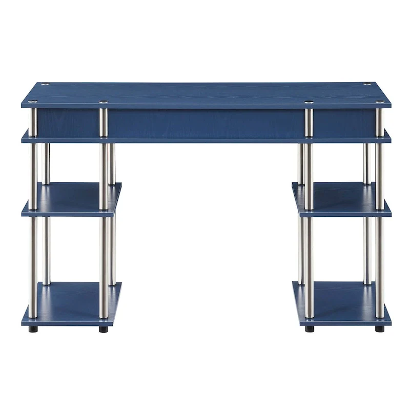Designs2Go No Tools Student Desk with Shelves