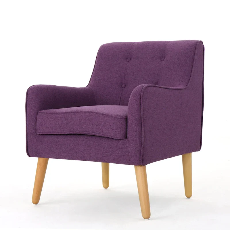 Felicity Mid-century Modern Tufted Armchair by Christopher Knight Home