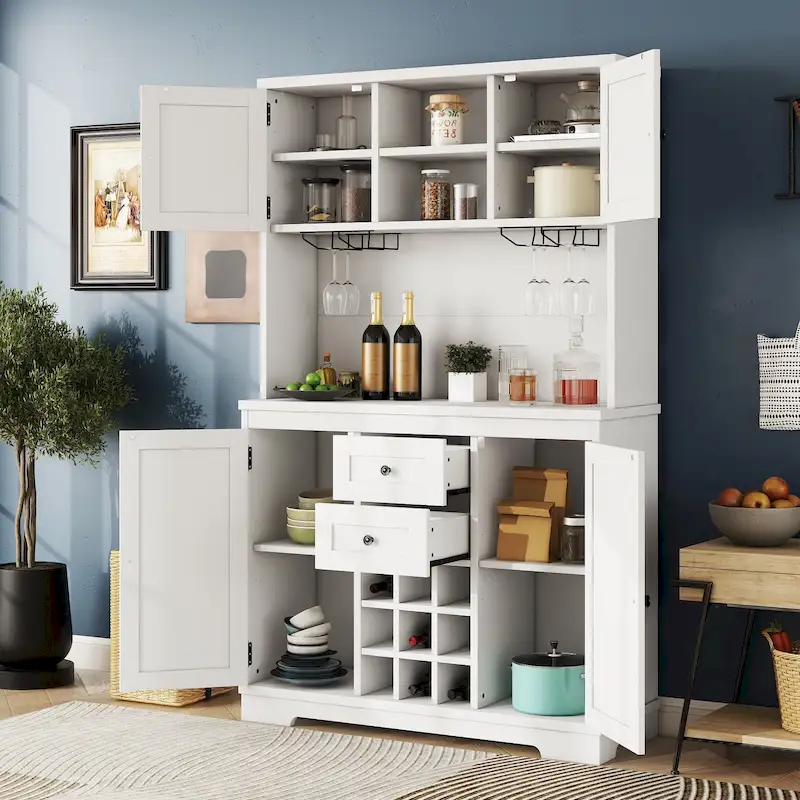 Bar Kitchen Cabinet with Storage — 47.3