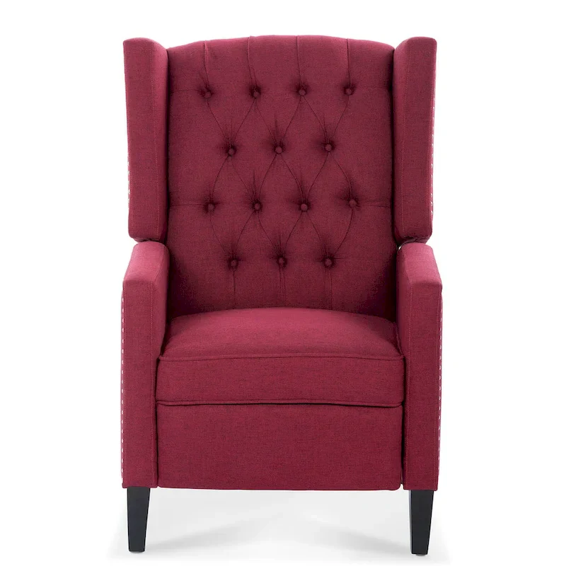 Wide Manual Wing Chair Recliner - 34.45 x 27.16 x 40.55
