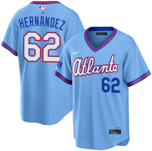 Daysbel Hernández Atlanta Braves Powder Blue 2026 City Connect Stadium Jersey