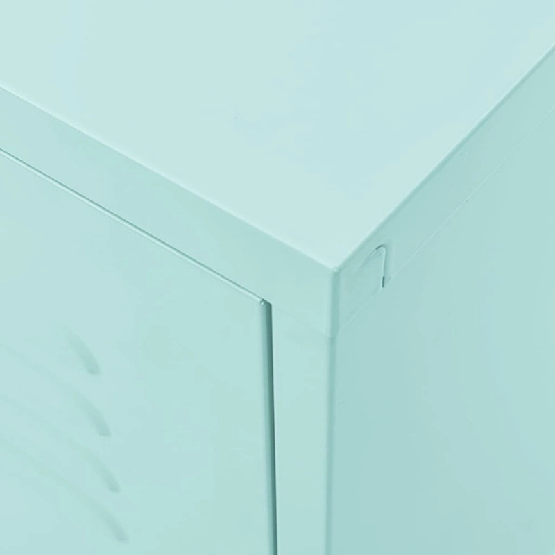 vidaXL TV Stand TV Unit Sideboard Home TV Console Media Unit Cupboard Steel - 41.3 x 13.8 x 19.7