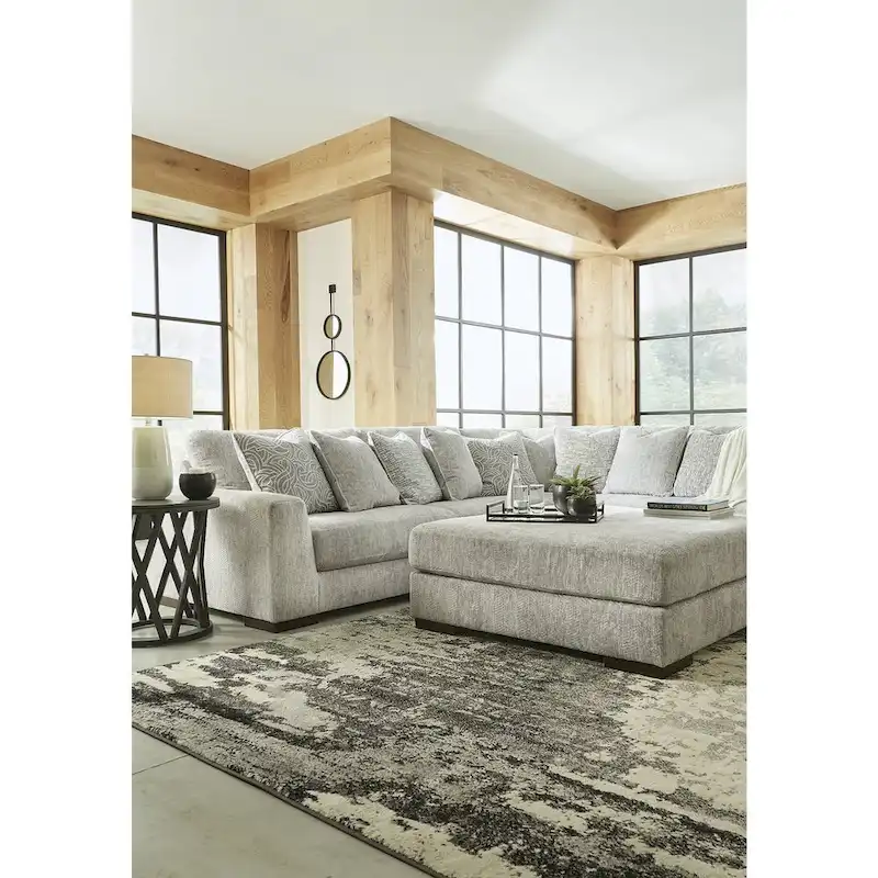 Signature Design by Ashley Regent Park Pewter 6-Piece Upholstery Package - 132 W x 132 D x 39 H