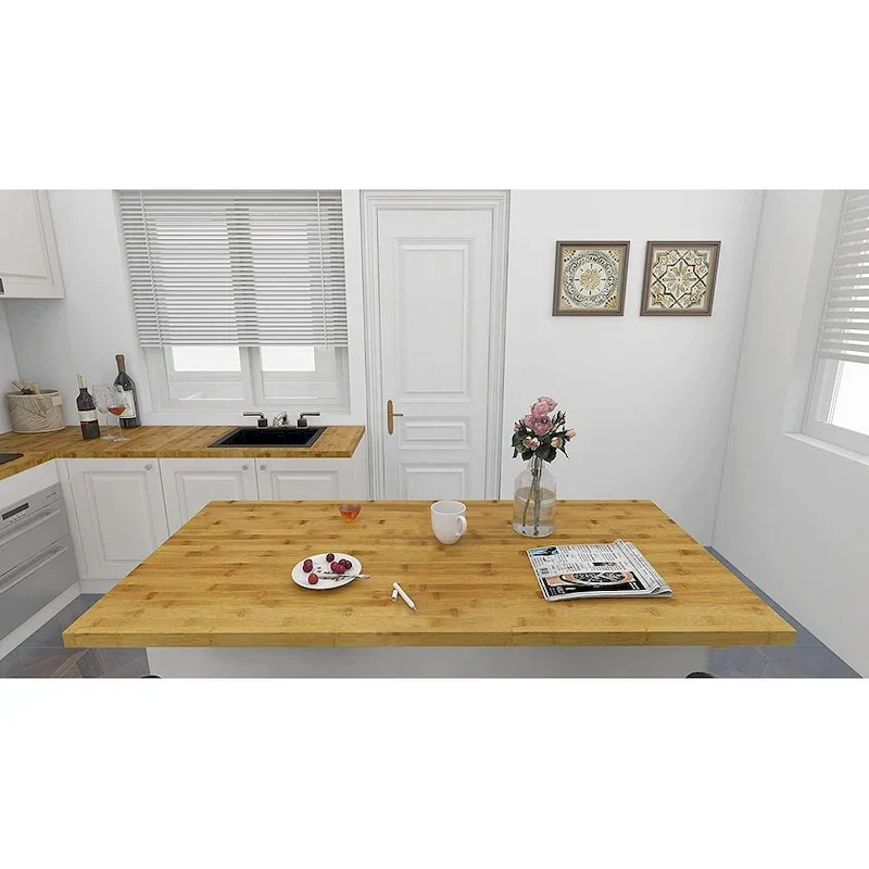 Eco-Friendly Natural Bamboo Kitchen Coffee Tabletop