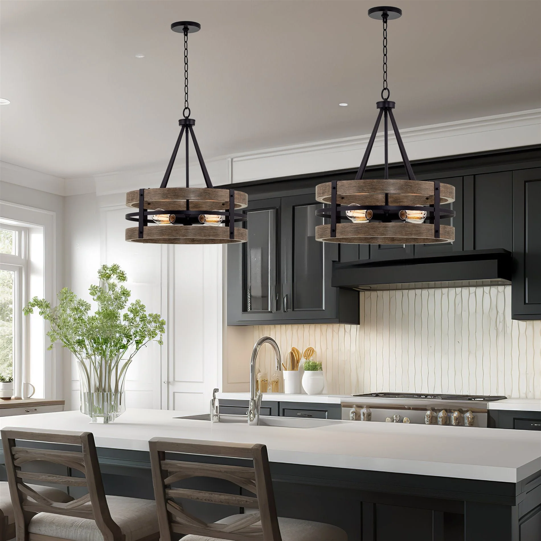 Maybrook 23 4-Light Modern Farmhouse Chandelier