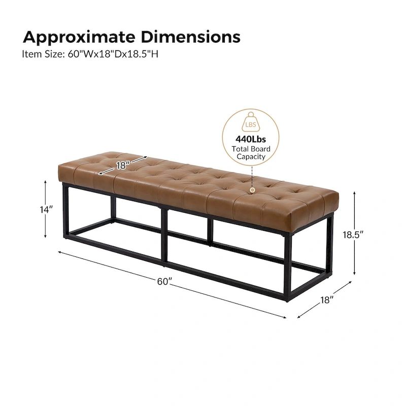 Alicia Classic Genuine Leather Durable Easy Suitable Bedroom Bench by HULALA HOME