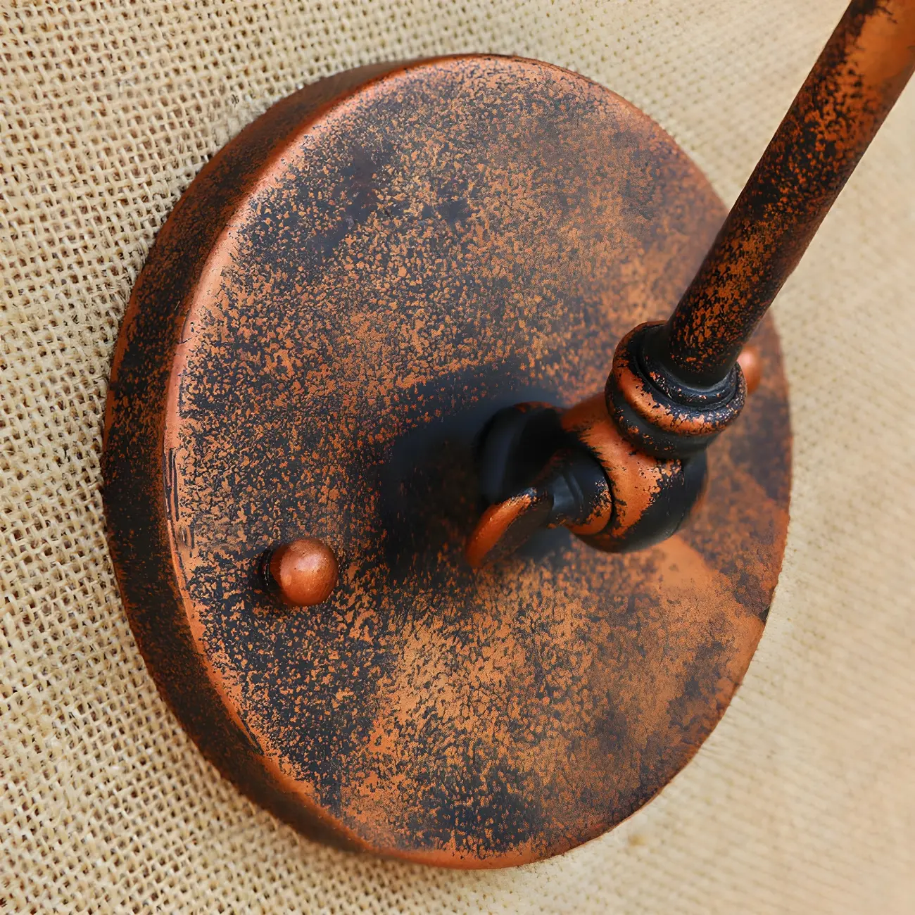 Adjustable Industrial Black  Swing Arm LED Wall Sconce