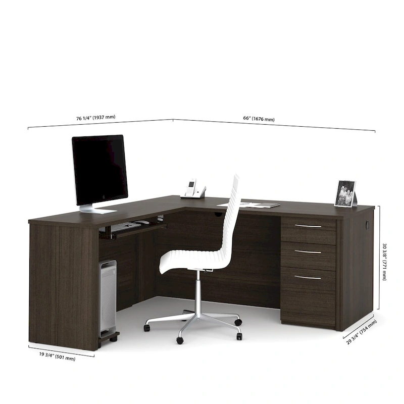 Bestar Embassy L-shape Desk