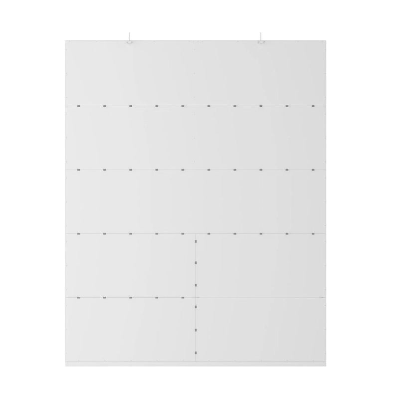 Modular Buffet and Display Cabinet - Modular Design in Pristine White